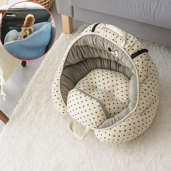 Coussin Siège de Voiture pour Chien - CocoonNest™ - COUSSIN LAB