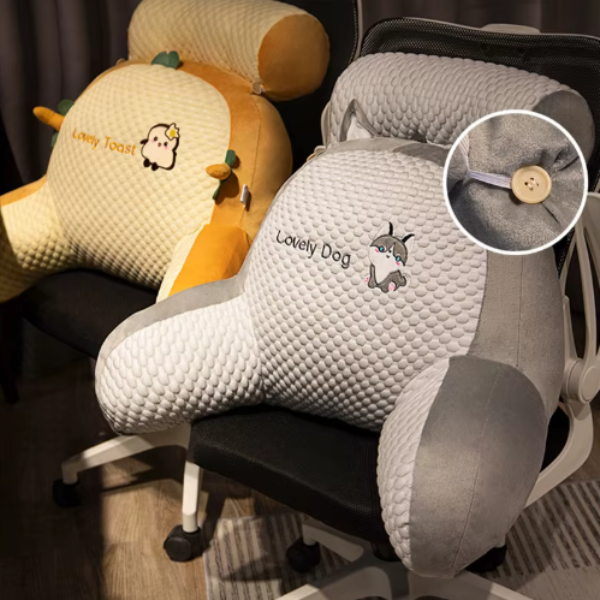 Coussin de Lecture Peluche – Douceur & Confort - COUSSIN LAB