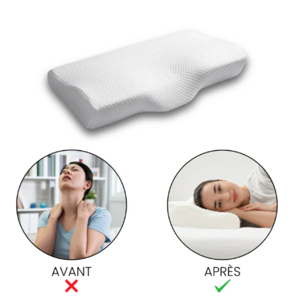 Oreiller Cervical - Mousse à Mémoire de Forme | Relax