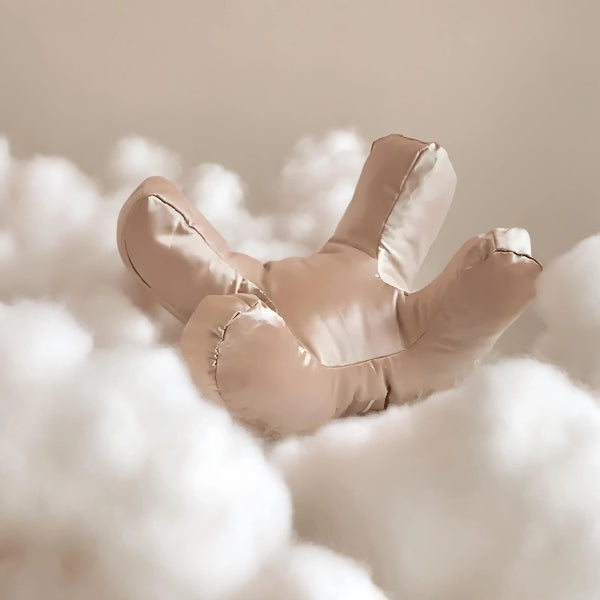 Coussin Visage Anti-Rides avec Taie Satinée de Luxe - SkinAura™