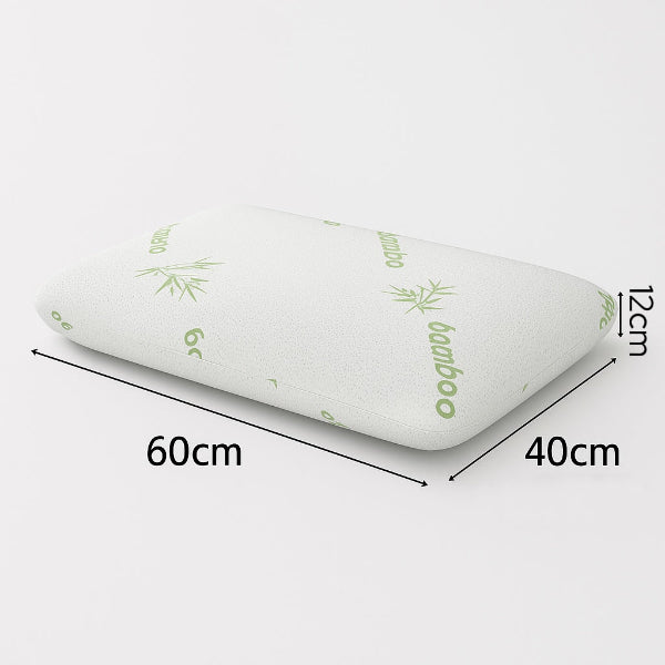 Coussin Bambou 100% Naturel à Mémoire de Forme - Soutien Cervical