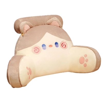 Coussin de Lecture Kawaii - Beige Minou