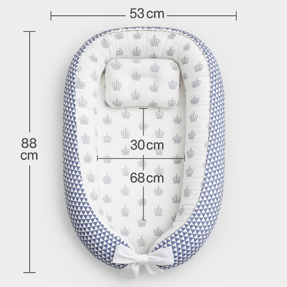 Coussin Réducteur lit Bébé + MINI COUSSIN INTÉGRÉ