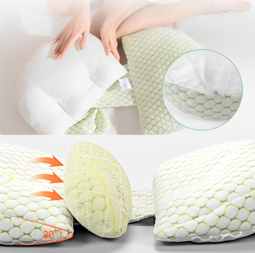 Coussin de Grossesse Ergonomique | RELAX-SOFT™ + Coussin OFFERT