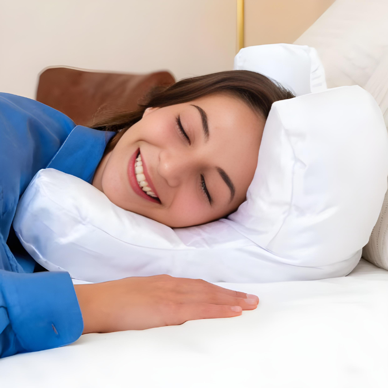 Oreiller Anti Rides du Sommeil en Satin Premium – SkinAura™