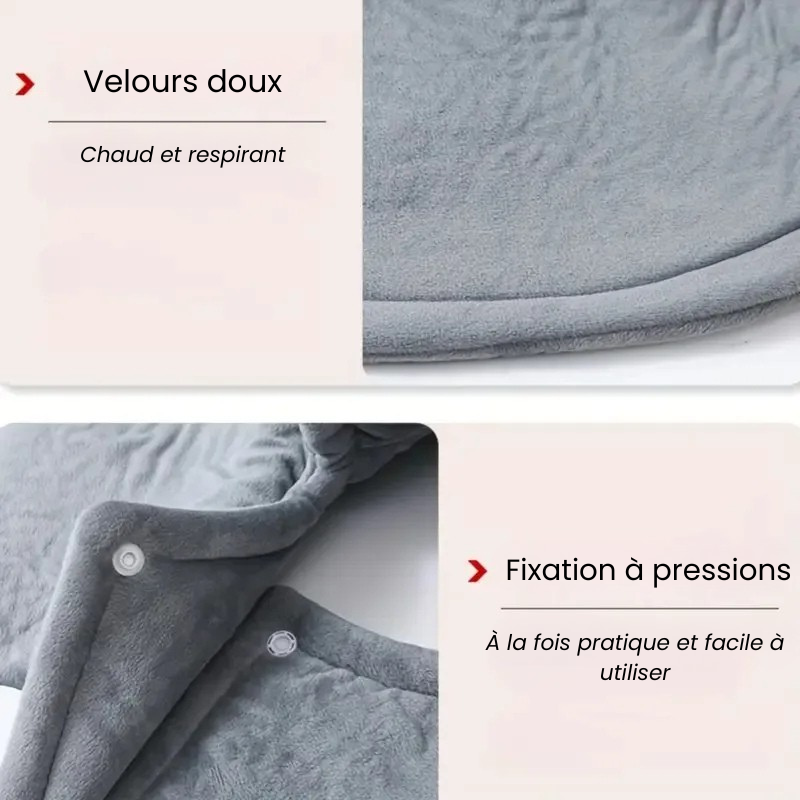 Coussin Chauffant  Électrique ZenLab™– Soulagement du Cou & des Épaules en Profondeur