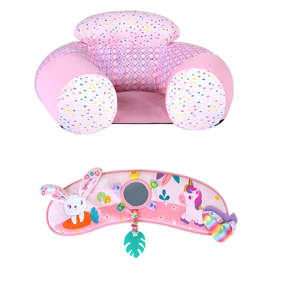 Coussin d’Éveil Bébé Assis – Soutien Doux et Sécurisé pour l’Apprentissage de la Position Assise