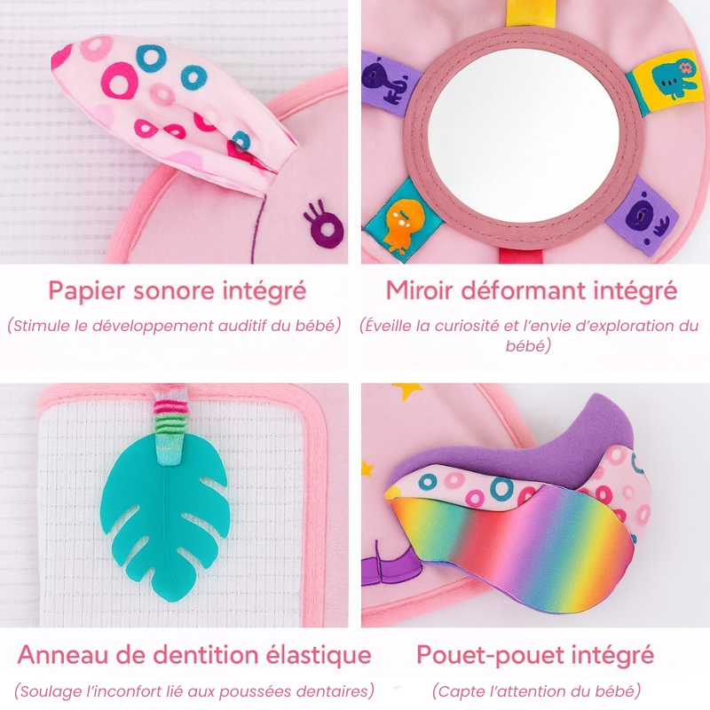 Coussin d’Éveil Bébé Assis – Soutien Doux et Sécurisé pour l’Apprentissage de la Position Assise