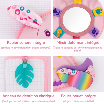 Coussin d’Éveil Bébé Assis – Soutien Doux et Sécurisé pour l’Apprentissage de la Position Assise