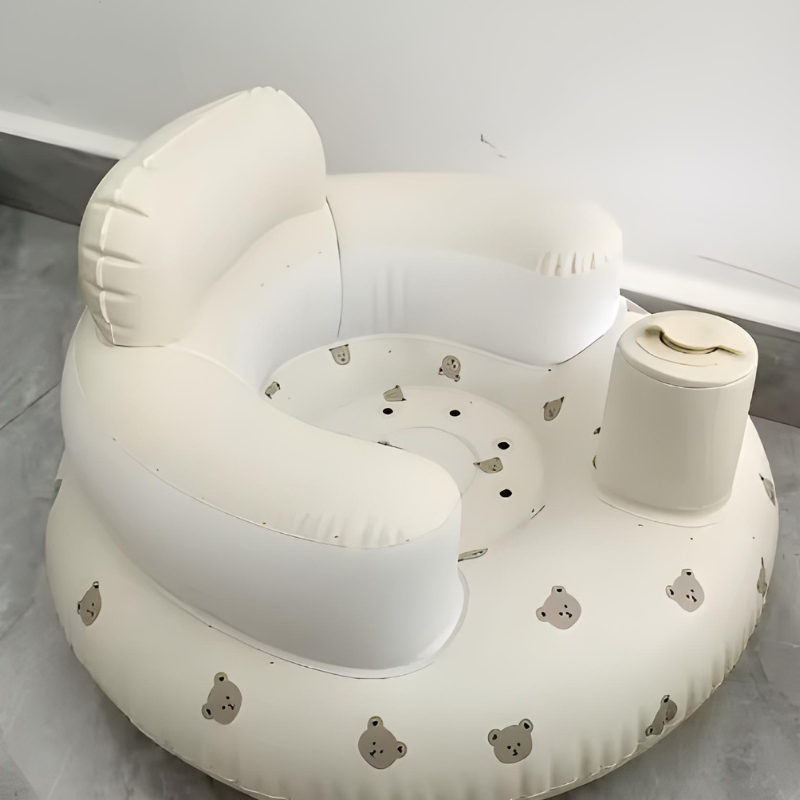 Coussin Bébé Assis – Siège Gonflable Pompe Intégrée