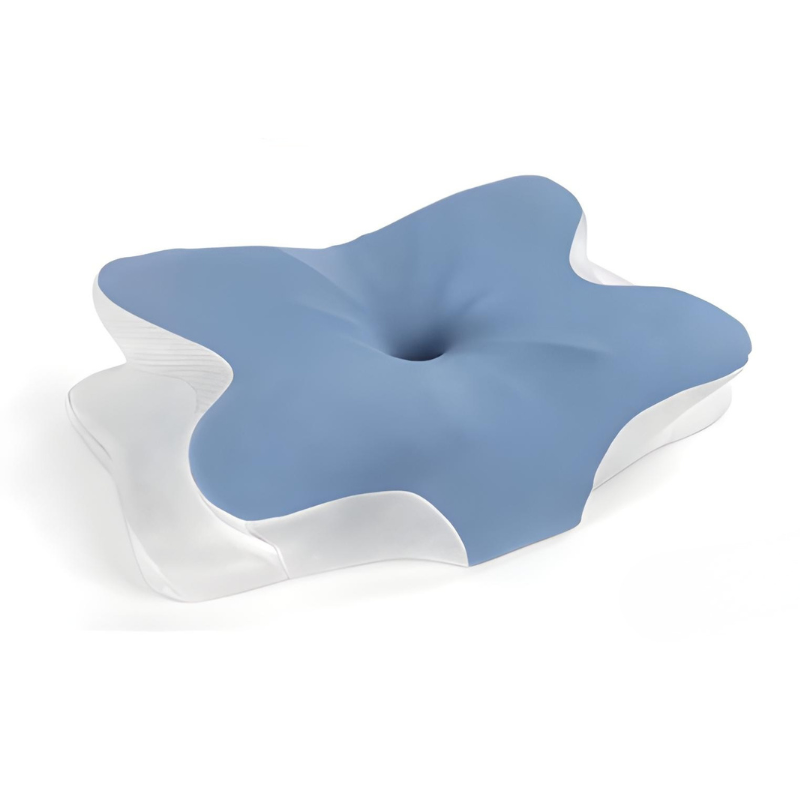 Oreiller Cervical Ergonomique en Mousse à Mémoire de Forme DreamLab™ - COUSSIN LAB