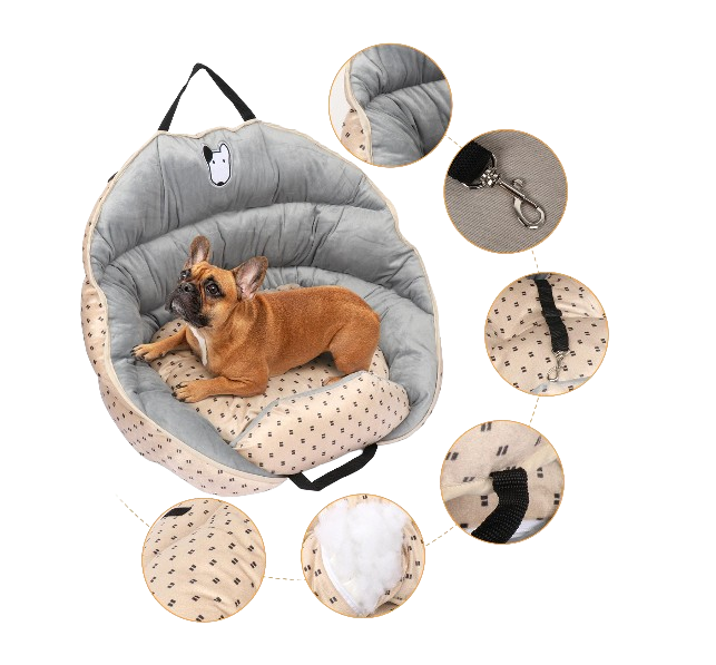 Coussin Siège de Voiture pour Chien - CocoonNest™