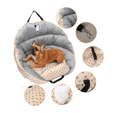 Coussin Siège de Voiture pour Chien - CocoonNest™