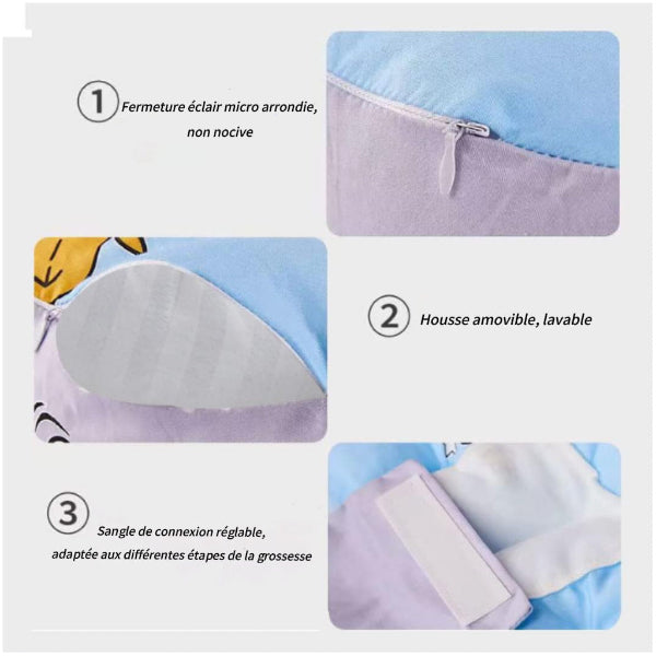 Coussin de Grossesse Ergonomique | MULTI-SOFT™