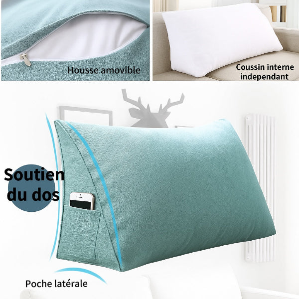 Coussin canapé & lit – soutien lombaire ergonomique pour moments détente - COUSSIN LAB
