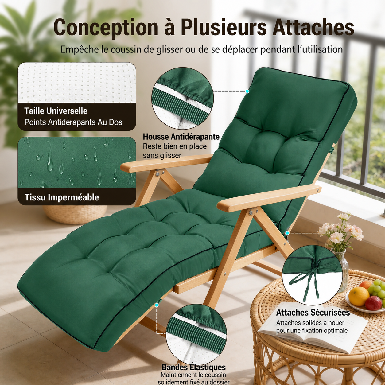 COUSSIN BAIN DE SOLEIL