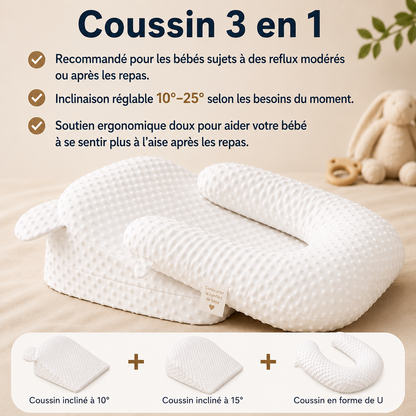 COUSSIN BEBE ANTI REFLUX PLAN INCLINE