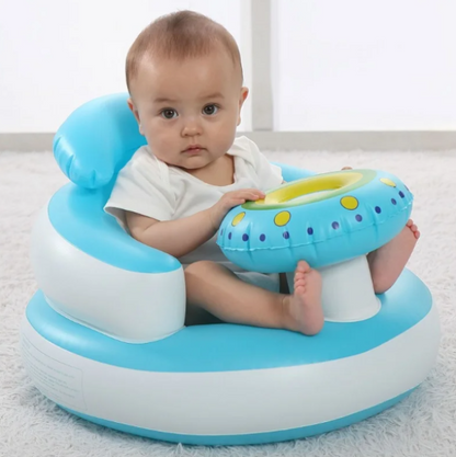 Coussin Bébé – Siège Gonflable Pompe Intégrée - Parfait pour l'été