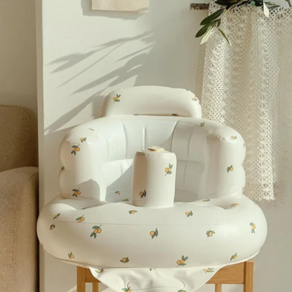Coussin Bébé – Siège Gonflable Pompe Intégrée - Parfait pour l'été