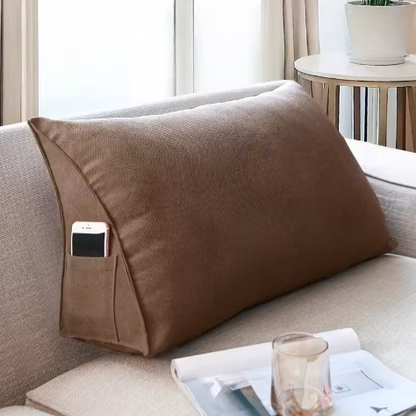 Grand Coussin Dossier Canapé – Soutien Lombaire Ergonomique pour Moments Détente