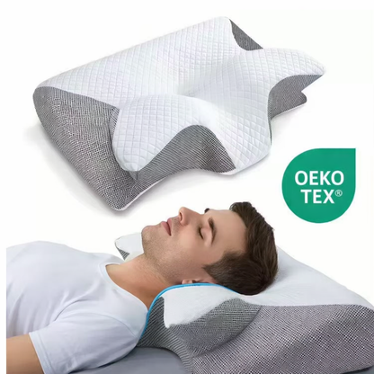 Coussin Cervical  Ergonomique - Mousse à Mémoire de Forme - COUSSIN LAB