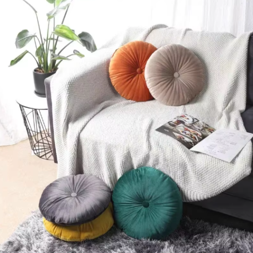 Coussin Canapé - Rond Pétale de Velours