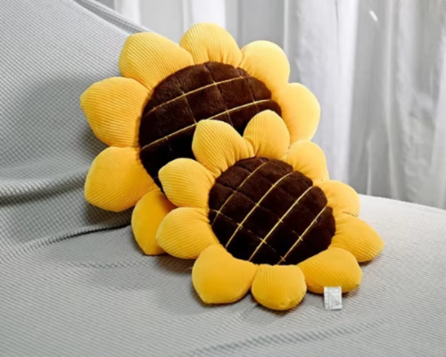 Coussin Fleur - Tournesol Rêveur