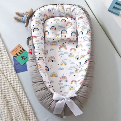 Coussin Réducteur lit Bébé + MINI COUSSIN INTÉGRÉ