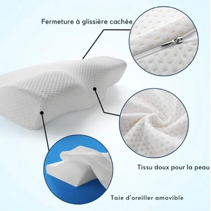 Oreiller Cervical - Mousse à Mémoire de Forme | Relax