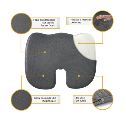 Coussin Coccyx – Confort Ergonomique Orthopédique