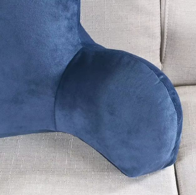 Coussin de Lecture Ergonomique en Velours