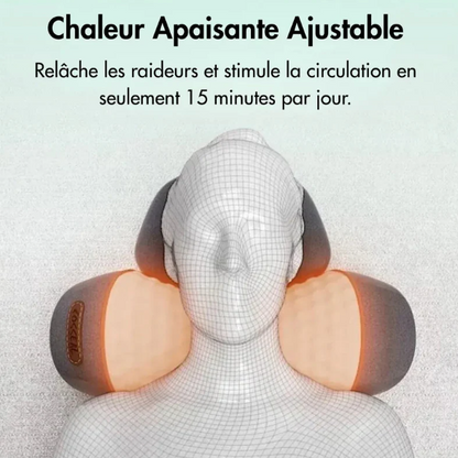 Coussin Massant Cervical Chauffant  CerviLab™– Relaxation et Alignement du Cou