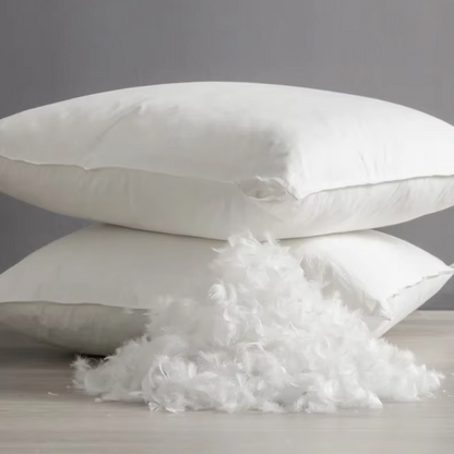 Oreiller en Plumes d’Oie 100 % – Confort Hôtel 5 Étoiles & Soutien Cervical - COUSSIN LAB