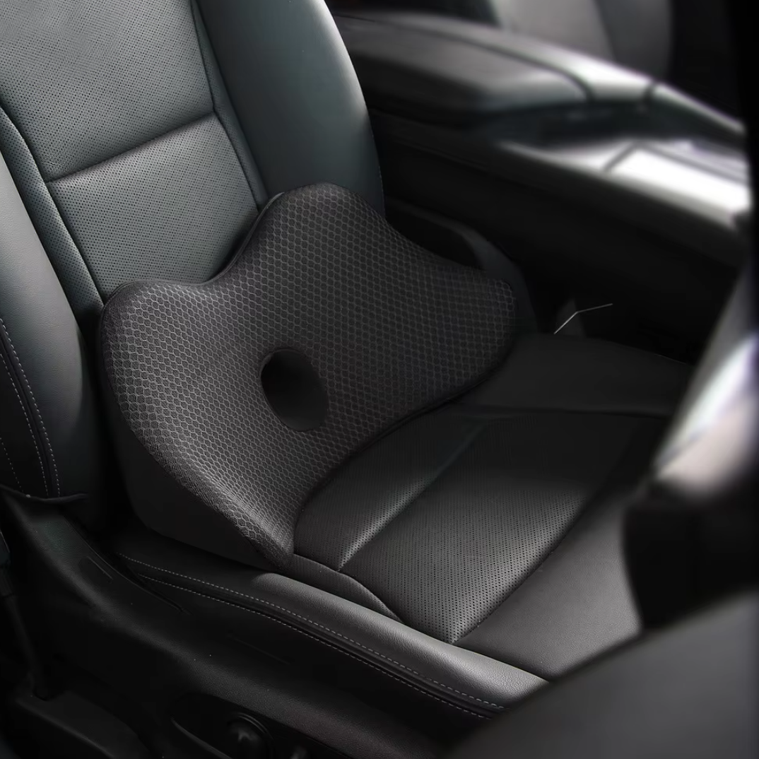 Coussin Lombaire pour Voiture – Soutien Ergonomique en Mousse à Mémoire de Forme