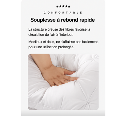 Coussin en duvet d’oie – Confort d’hôtel 5 étoiles à la maison - COUSSIN LAB