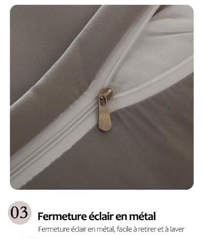 Coussin de Lecture Triangulaire – Grand Cale-Dos en Latex Rafraîchissant - COUSSIN LAB