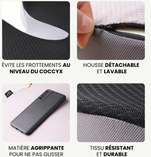 Coussin Confort Hémorroïdes – Soulagement Optimal pour une Assise Prolongée