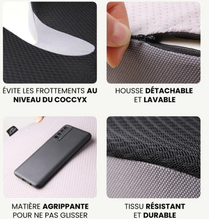 Coussin Confort Hémorroïdes – Soulagement Optimal pour une Assise Prolongée