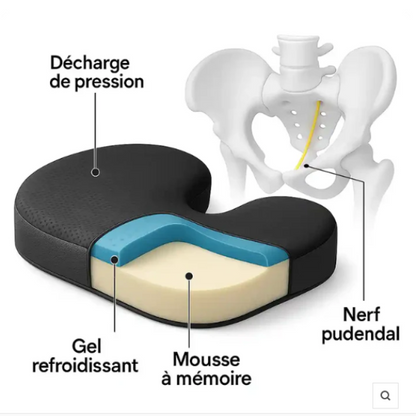 Coussin Confort Hémorroïdes – Soulagement Optimal pour une Assise Prolongée