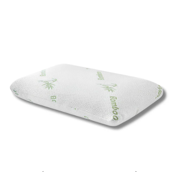 Coussin Bambou 100% Naturel à Mémoire de Forme - Soutien Cervical