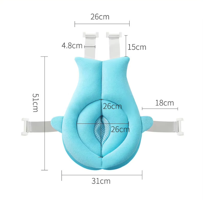 Coussin de Bain Bébé – Douceur, Sécurité & Tranquillité
