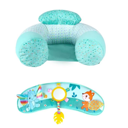 Coussin d’Éveil Bébé Assis – Soutien Doux et Sécurisé pour l’Apprentissage de la Position Assise