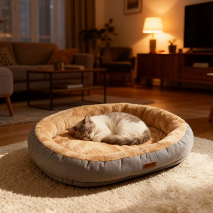 Coussin pour Chien & Chat Déhoussable- Panier Douceur