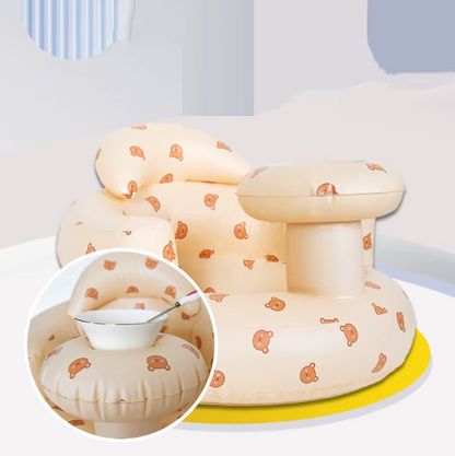 Coussin Bébé Assis – Siège Gonflable Pompe Intégrée