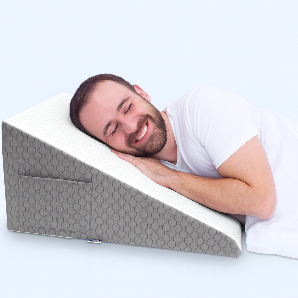 Coussin Incliné Anti-Reflux- En Mousse à Mémoire de Forme
