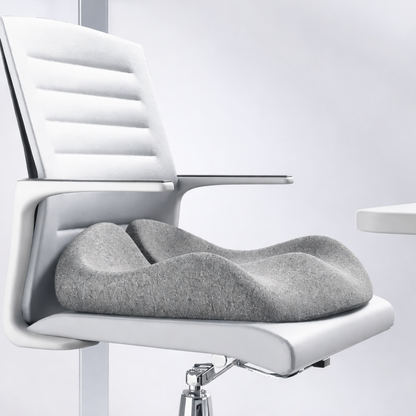 Coussin de Chaise Ergonomique en Mémoire de Forme – Soulage le Coccyx & Anti-escarres - COUSSIN LAB