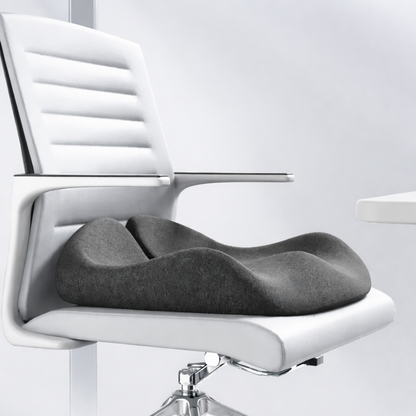 Coussin de Chaise Ergonomique en Mémoire de Forme – Soulage le Coccyx & Anti-escarres - COUSSIN LAB
