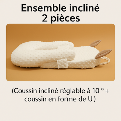 Coussin Bébé - Anti-Régurgitation & Anti-reflux 0-2 ans
