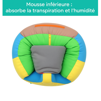Coussin Bébé Assis – Coton doux & Antidérapant pour apprendre sans chute