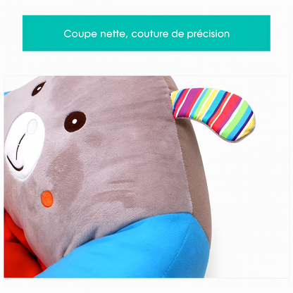 Coussin Bébé Assis – Coton doux & Antidérapant pour apprendre sans chute